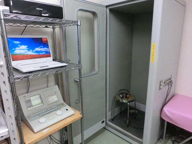 聴力検査室
